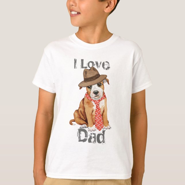 T-shirt Staffordshire Bull Pai (Frente)
