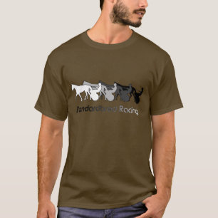 T-shirt Standardbred que compete a silhueta