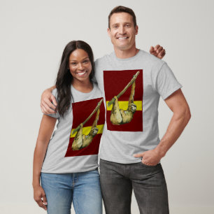 T-shirt Stanley a preguiça - vermelho
