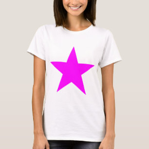 T-shirt Star Magenta O MUSEUM Zazzle Oferece
