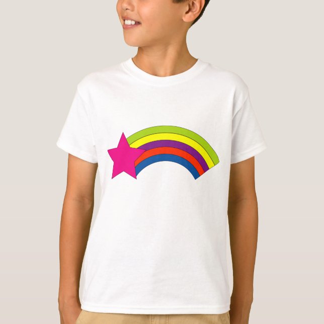 T-shirt Star Rainbow Kids (Frente)