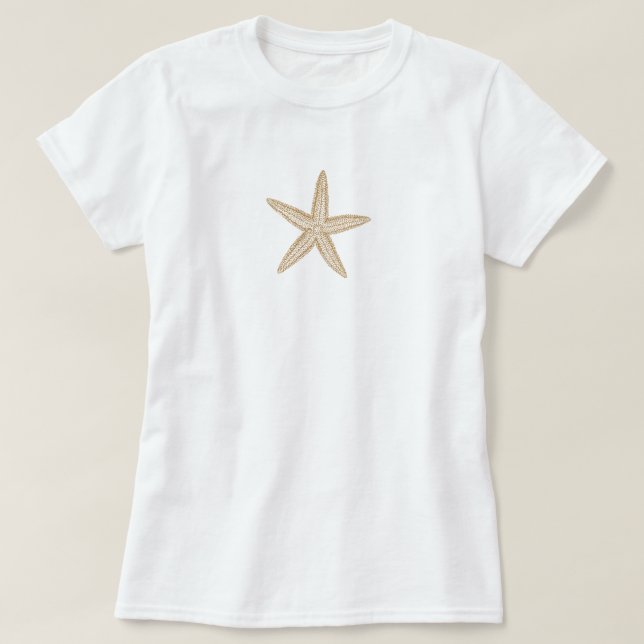 T-shirt Starfish Tan Sand (Frente do Design)