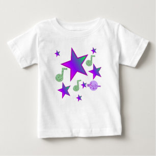 T-shirt Starlight Lullaby Key Verde limão Baby Romper