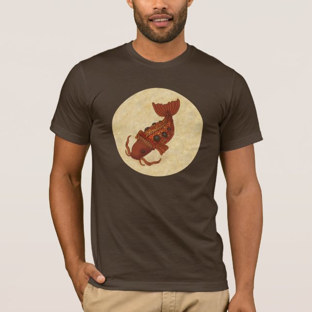 T-shirt Steampunk Koi (Frente)