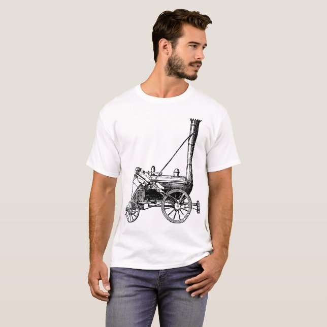 T-shirt Stephenson Rocket (Frente Completa)