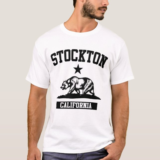 T-shirt Stockton California (Frente)