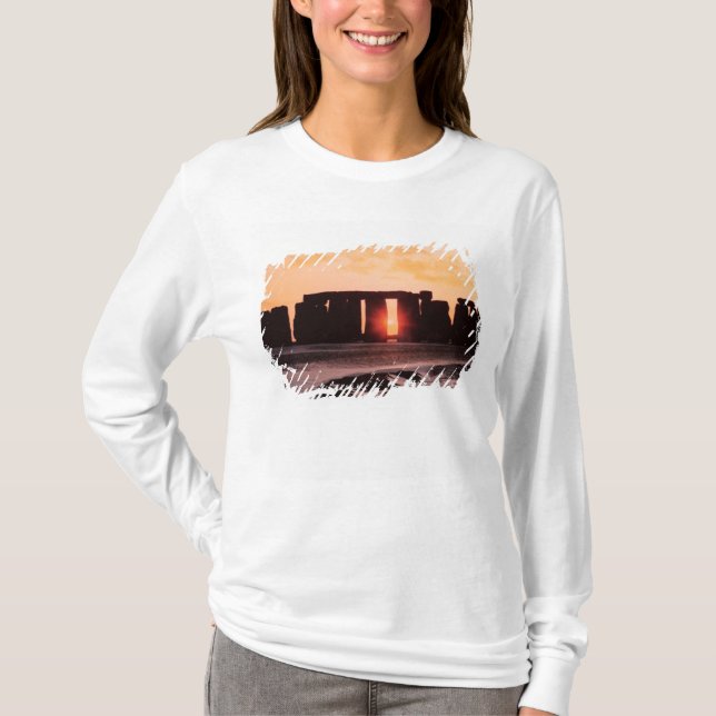 T-shirt Stonehenge, solstício de inverno (Frente)
