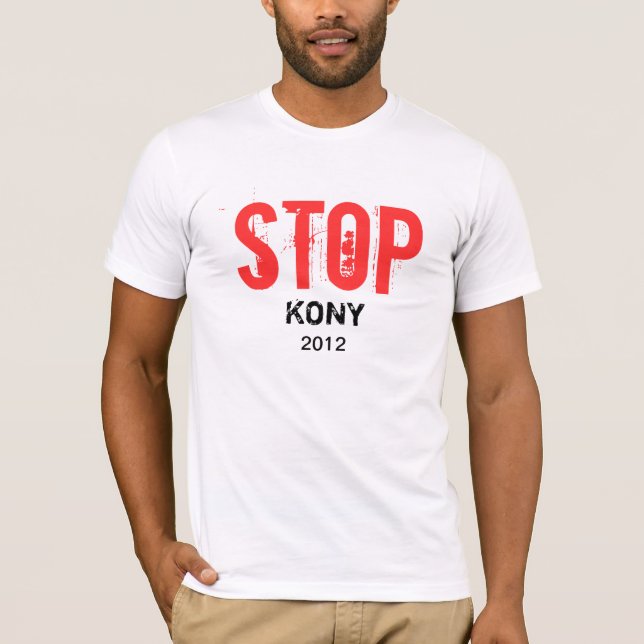 T-shirt Stop Kony (Frente)