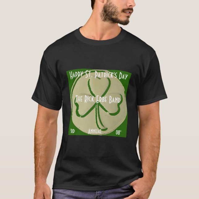 T-shirt stpatricks3, banda de Erbe do rick (Frente)