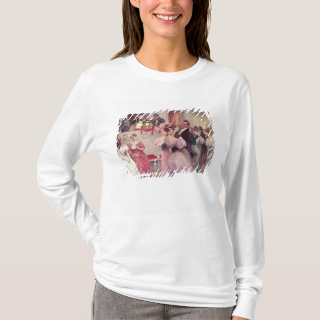 T-shirt Strauss e Lanner - a bola, 1906 (Frente)