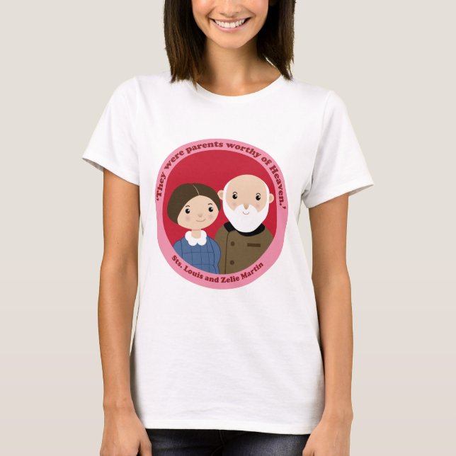 T-shirt Sts. Louis e Zelie Martin (Frente)