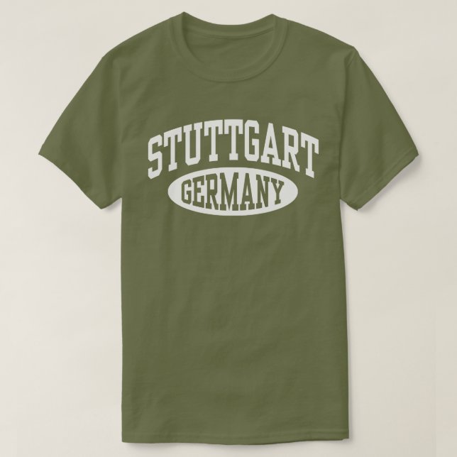 T-shirt Stuttgart Alemanha (Frente do Design)