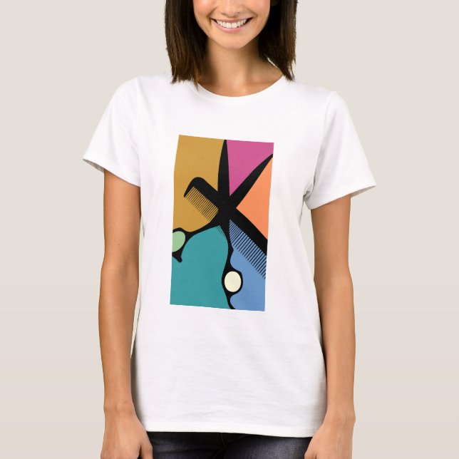 T-shirt Stylist para o cabelo (Frente)
