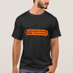 T-shirt Sua do texto realização aqui - destravada (o Dia