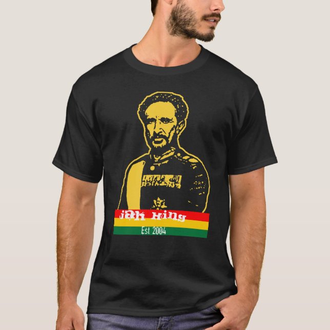 T-shirt Sua majestade imperial Haile Selassie (Frente)