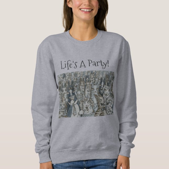 T-shirt SUA N' Fitz CAT PARTITY SWEATSHIRT (Frente)