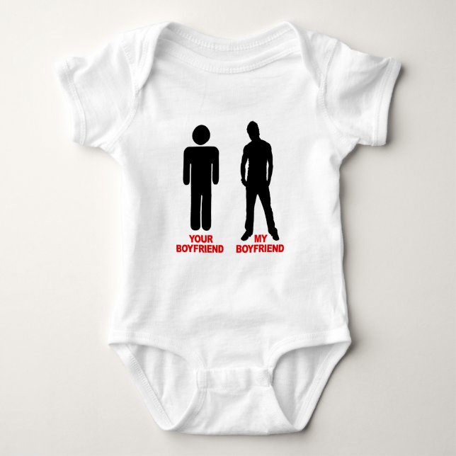 T-shirt Sua Namorado. Minha namorado. (Frente)