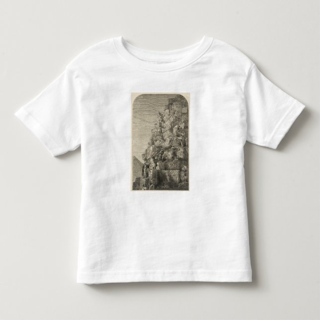 T-shirt Subida da grande pirâmide (Frente)