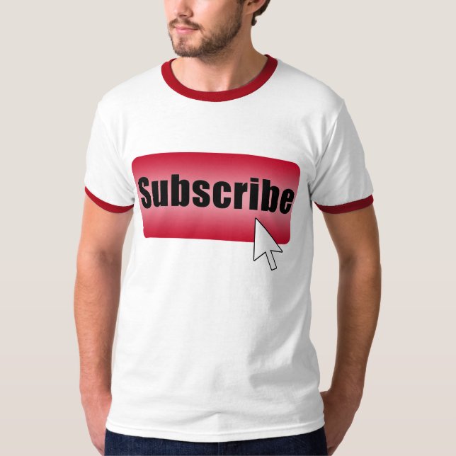 T-shirt Subscreva o botão (Frente)