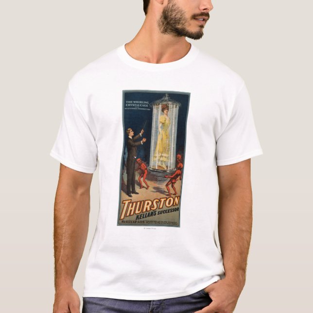 T-shirt Sucessor de Thurston Kellar - mulher na água (Frente)