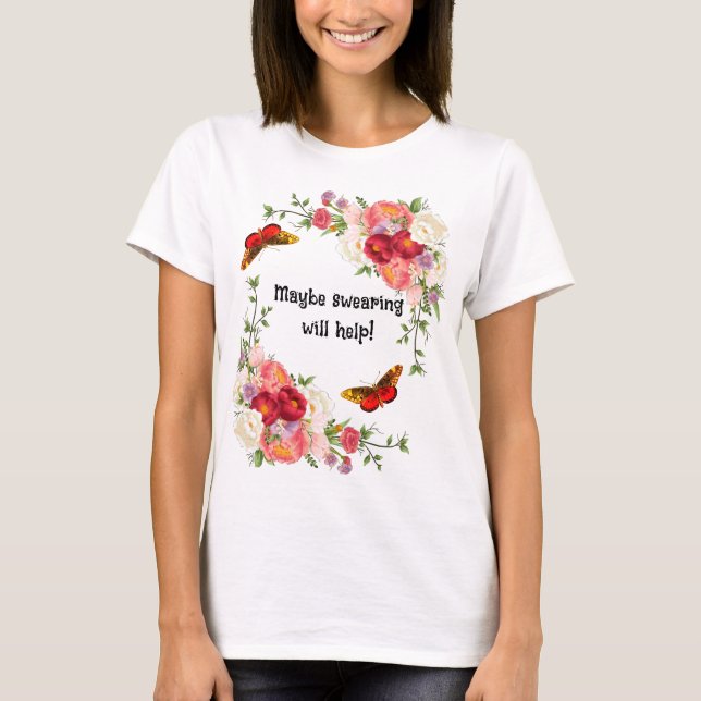 T-Shirt Sudorando Floral (Frente)