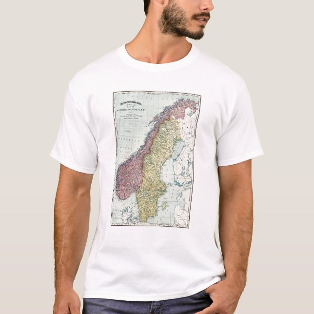 T-shirt Suecia e Noruega 5 (Frente)