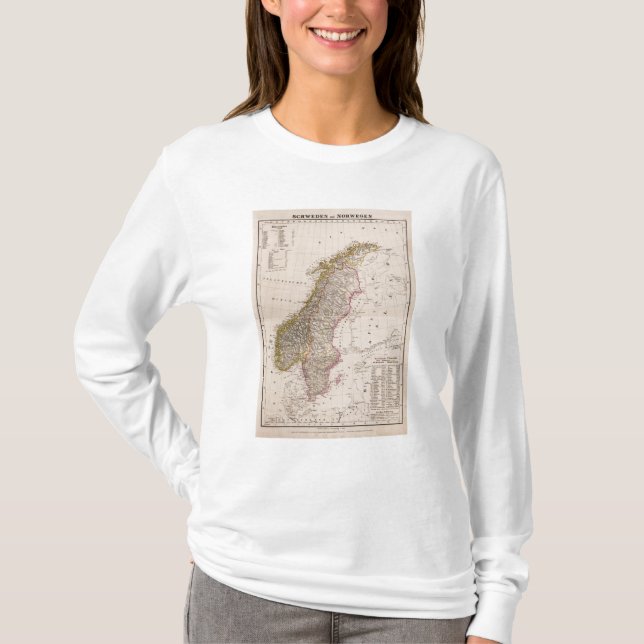 T-shirt Suecia e Noruega 9 (Frente)