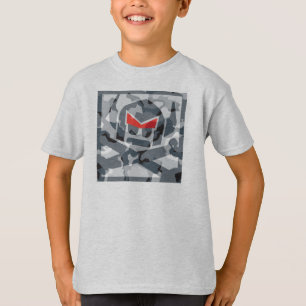 T-shirt Sueco de Camo no cinza