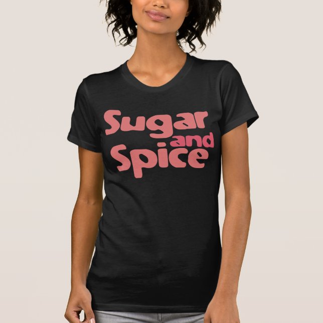T-shirt Sugar and spice (Frente)