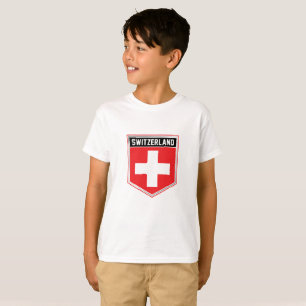 T-Shirt suiça Flag