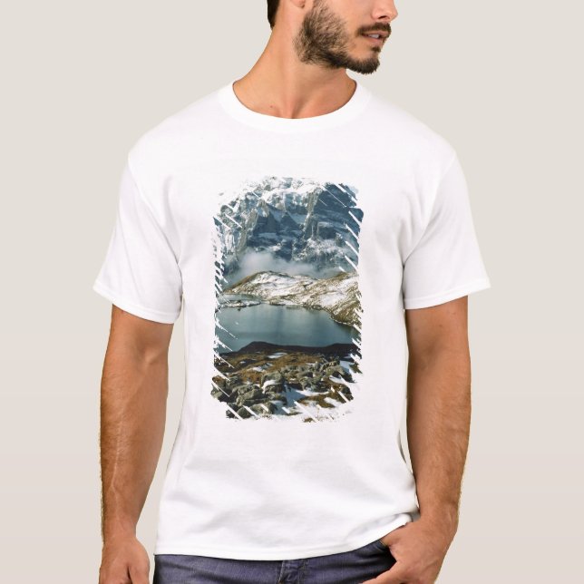 T-shirt Suiça, Grindelwald, Alpes Berneses, Ver (Frente)