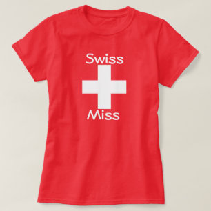 T-shirt Suíça Miss Tee
