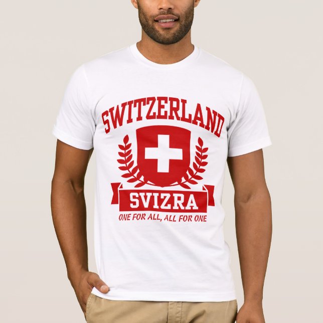 T-shirt Suiça Svizra (Frente)