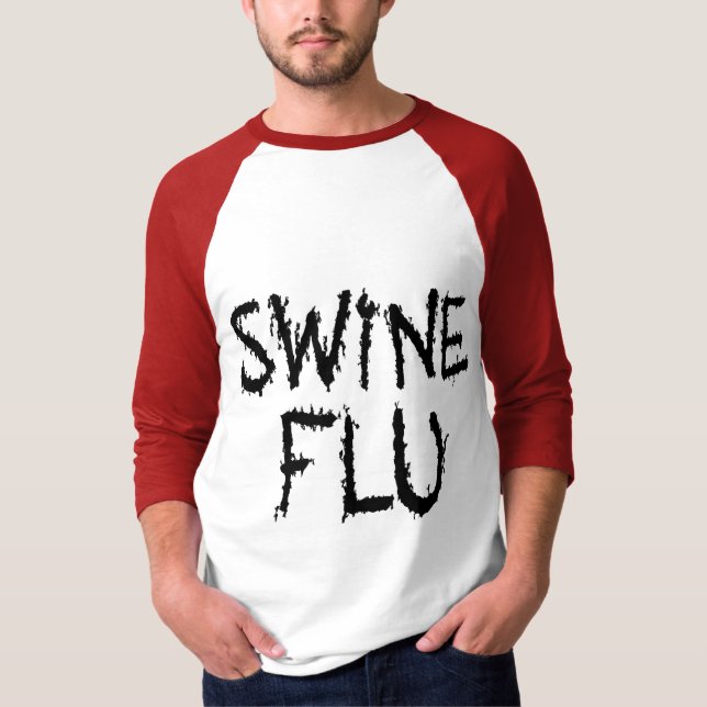 T-shirt Sujeira de fantasia de gripe suína (Frente)