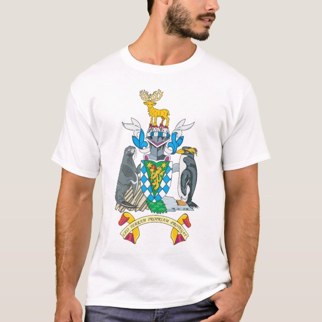 T-shirt sul da brasão de Geórgia (Frente)