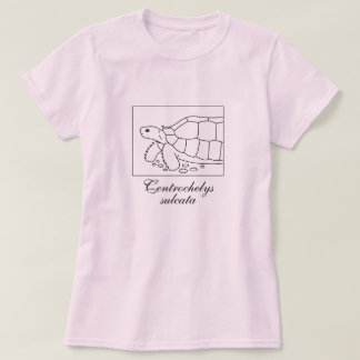 T-shirt Sulcata Tortoise Shirt (caixa, preto)