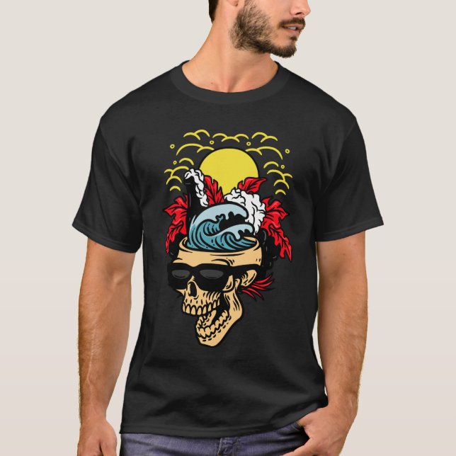 T-Shirt Summer é melhor no mar (Frente)