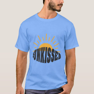 T-Shirt Summer Sea Beach Sunset Retro