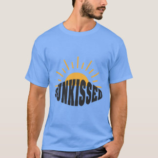 T-Shirt Summer Sea Beach Sunset Retro