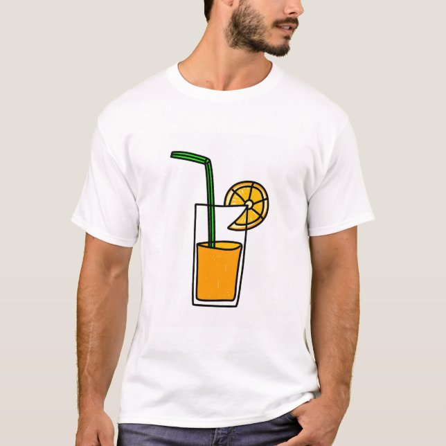 T-shirt sumo de laranja (Frente)