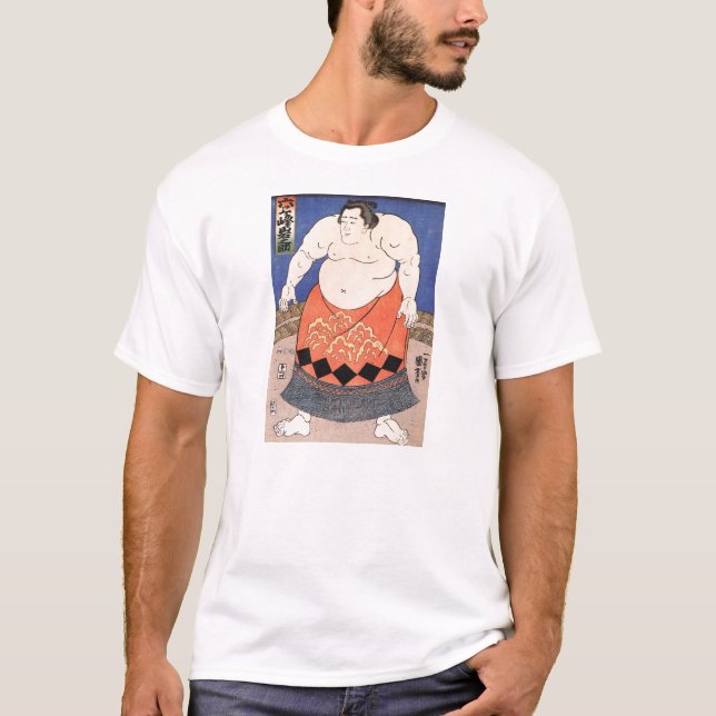 T-shirt Sumo do vintage (Frente)