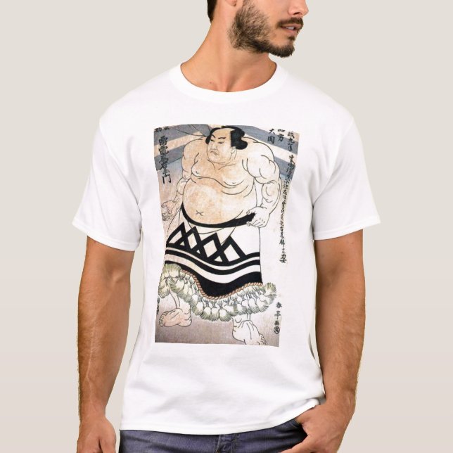 T-shirt Sumo-lutador japonês (Frente)