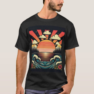 T-shirt Sun e Cloud