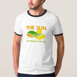 T-shirt Sun que tenta matar-me