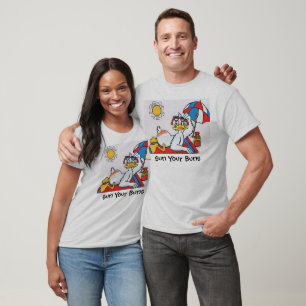 T-shirt Sun Your Buns Vacation Humor