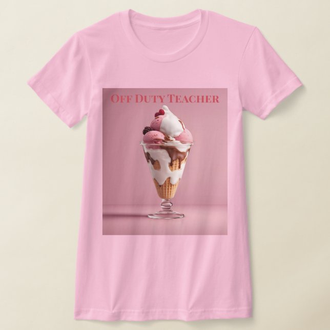 T-Shirt Sundae Rosa De Desligado (Postura )