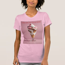 T-Shirt Sundae Rosa De Desligado