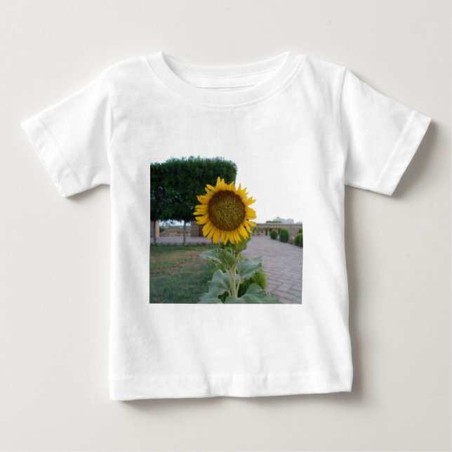 T-shirt Sunflower Art Impressão (Frente)