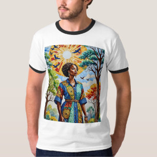 T-Shirt Sunlit Mosaic Queen Fall