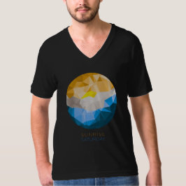 T-shirt Sunrise no Sábado Fine Jersey